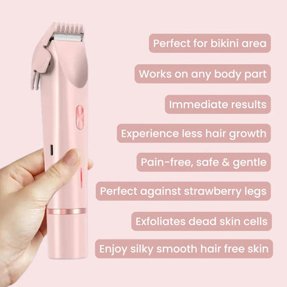 2-in-1 Body Shaver – Painless Hair Remover
