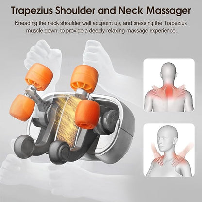 Electric Massage Pillow with Heat for Neck, Back & Shoulder Relief