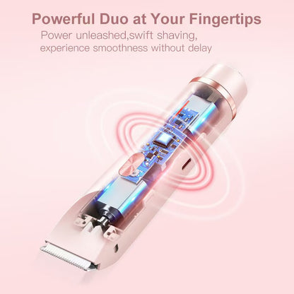 2-in-1 Body Shaver – Painless Hair Remover